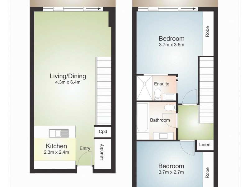 10/45-47 Dickinson Street, Charlestown NSW 2290 Floorplan