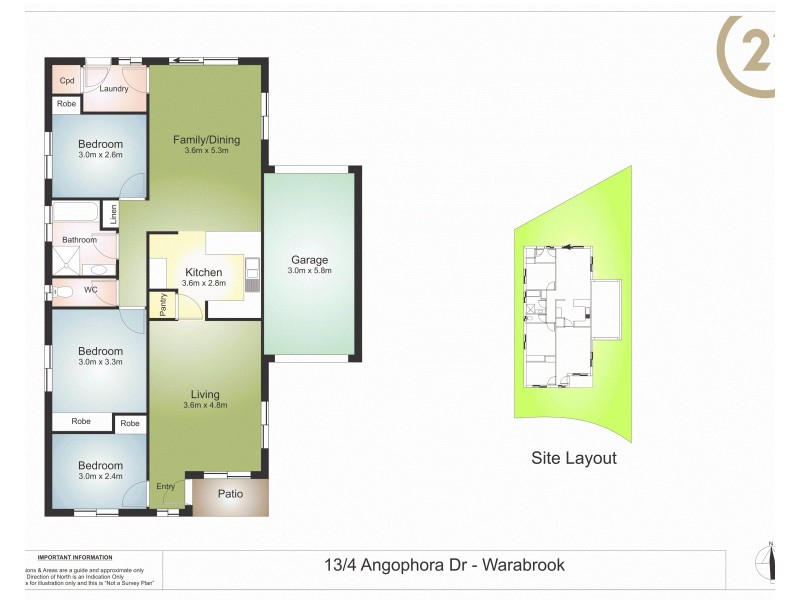 13/4 Angophora Drive, Warabrook NSW 2304 Floorplan