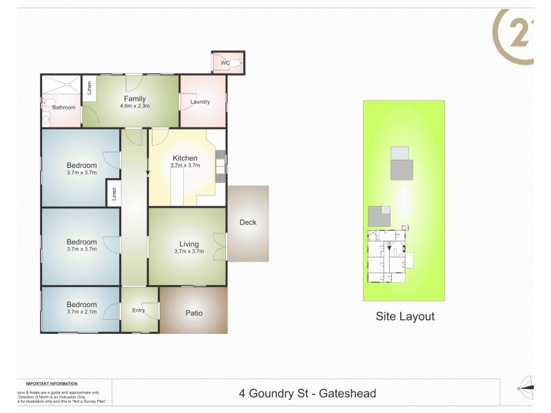4 Goundry Street, Gateshead NSW 2290 Floorplan