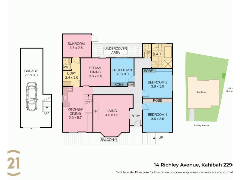 14 Richley Avenue, Kahibah NSW 2290 Floorplan