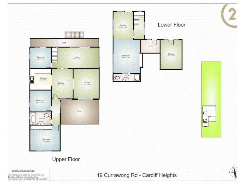 19 Currawong Road, Cardiff Heights NSW 2285 Floorplan