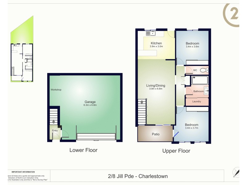 2/8 Jill Parade, Charlestown NSW 2290 Floorplan