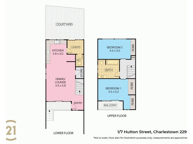 1/7 Hutton Street, Charlestown NSW 2290 Floorplan