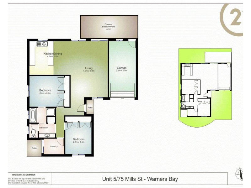 5/75 Mills Street, Warners Bay NSW 2282 Floorplan