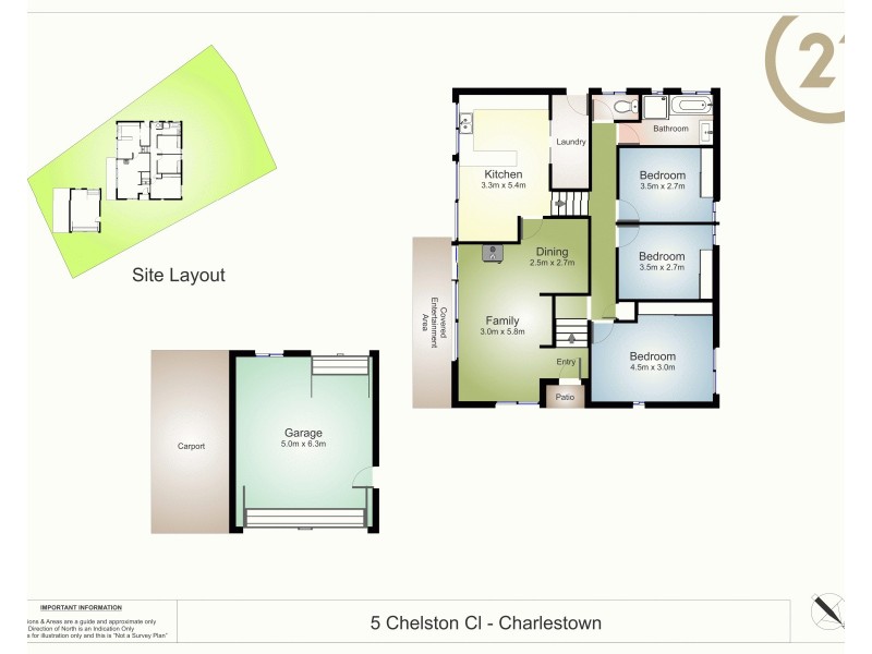 5 Chelston Close, Charlestown NSW 2290 Floorplan