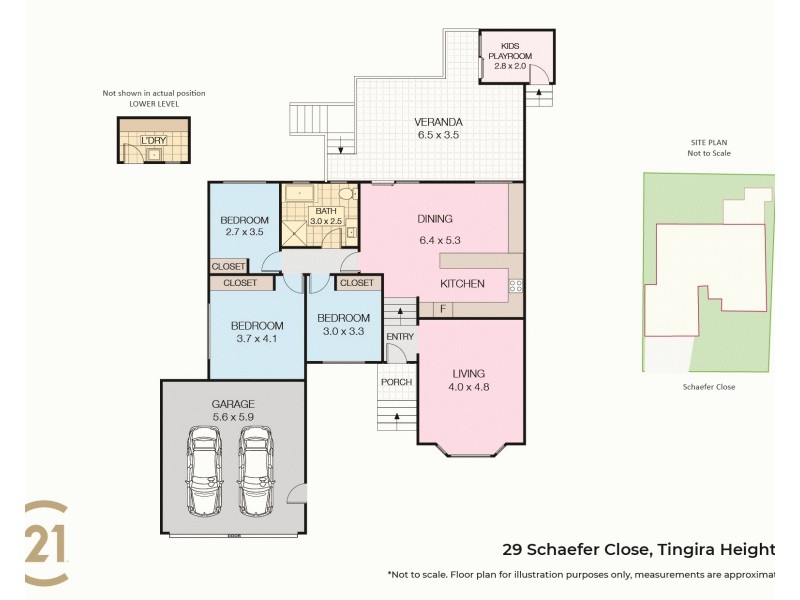 29 Schaefer Close, Tingira Heights NSW 2290 Floorplan