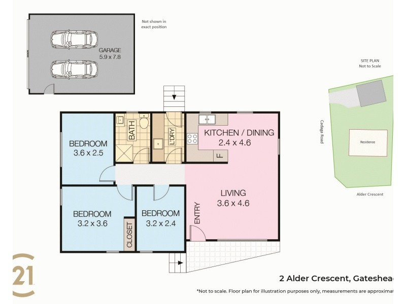 2 Alder Crescent, Gateshead NSW 2290 Floorplan
