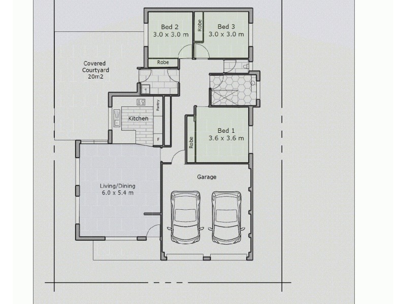 1/15 Guna Street, Charlestown NSW 2290 Floorplan