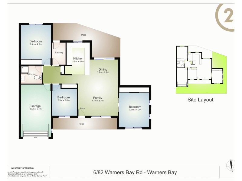 6/82 Warners Bay Road, Warners Bay NSW 2282 Floorplan