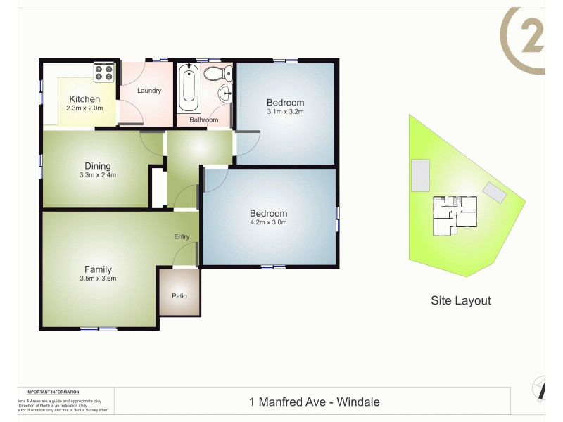 1 Manfred Avenue, Windale NSW 2306 Floorplan
