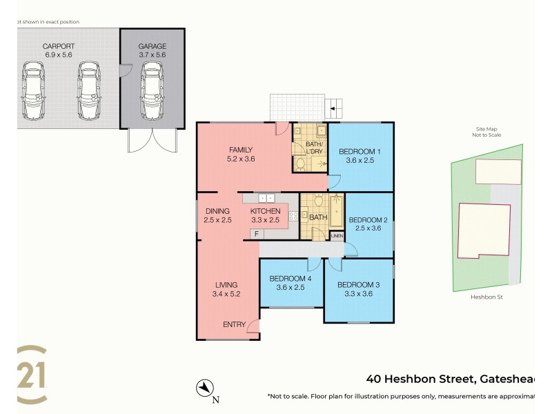 40 Heshbon Street, Gateshead NSW 2290 Floorplan