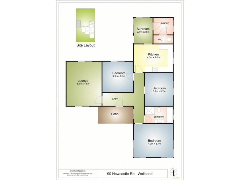 90 Newcastle Road, Wallsend NSW 2287 Floorplan