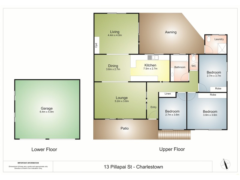 13 Pillapai Street, Charlestown NSW 2290 Floorplan