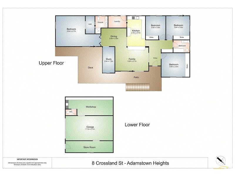 8 Crossland Street, Adamstown Heights NSW 2289 Floorplan