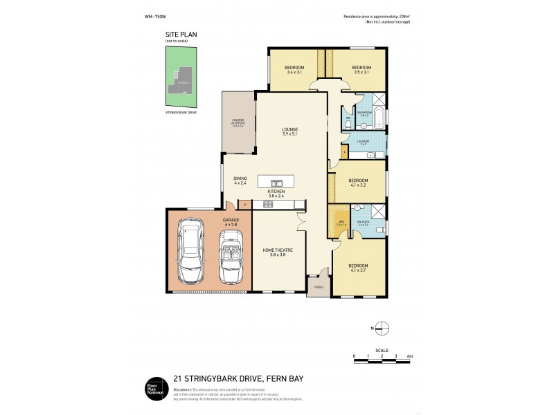 21 Stringybark Drive, Fern Bay NSW 2295 Floorplan