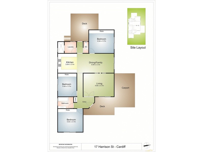 17 Harrison Street, Cardiff NSW 2285 Floorplan