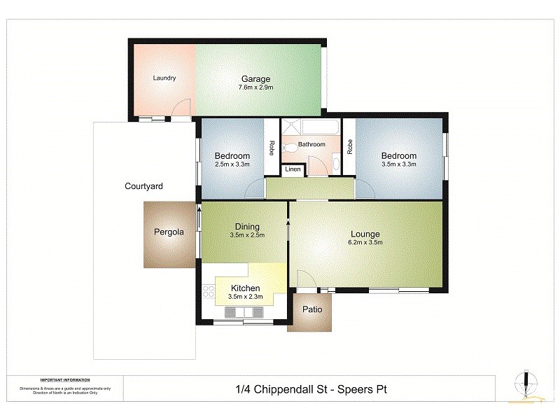 1/4 Chippindall Street, Speers Point NSW 2284 Floorplan