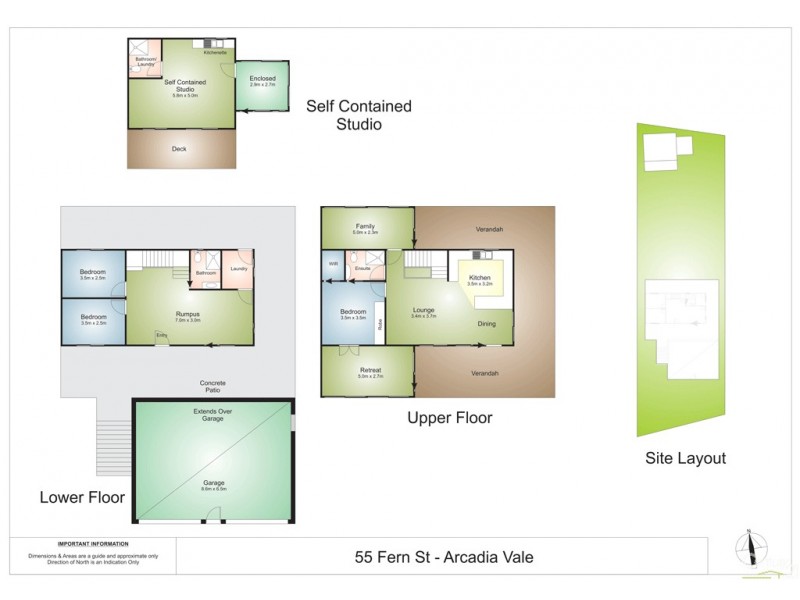 55 Fern Street, Arcadia Vale NSW 2283 Floorplan