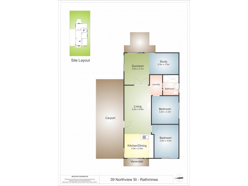 39 Northview Street, Rathmines NSW 2283 Floorplan