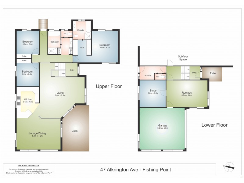 47 Alkrington Avenue, Fishing Point NSW 2283 Floorplan