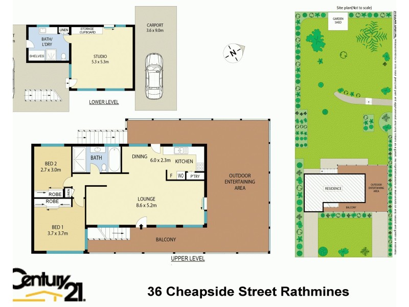 36 Cheapside Street, Rathmines NSW 2283 Floorplan