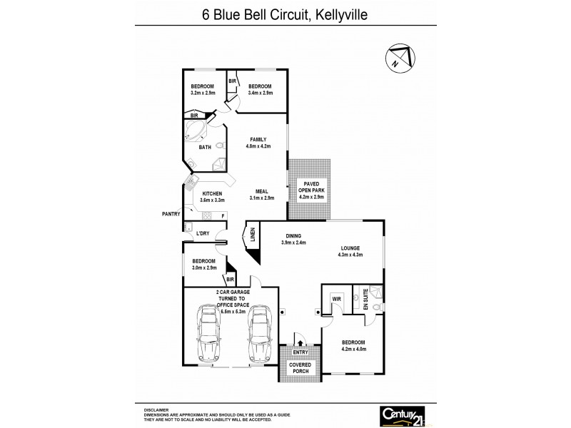 6 Blue Bell Cct, Kellyville NSW 2155 Floorplan