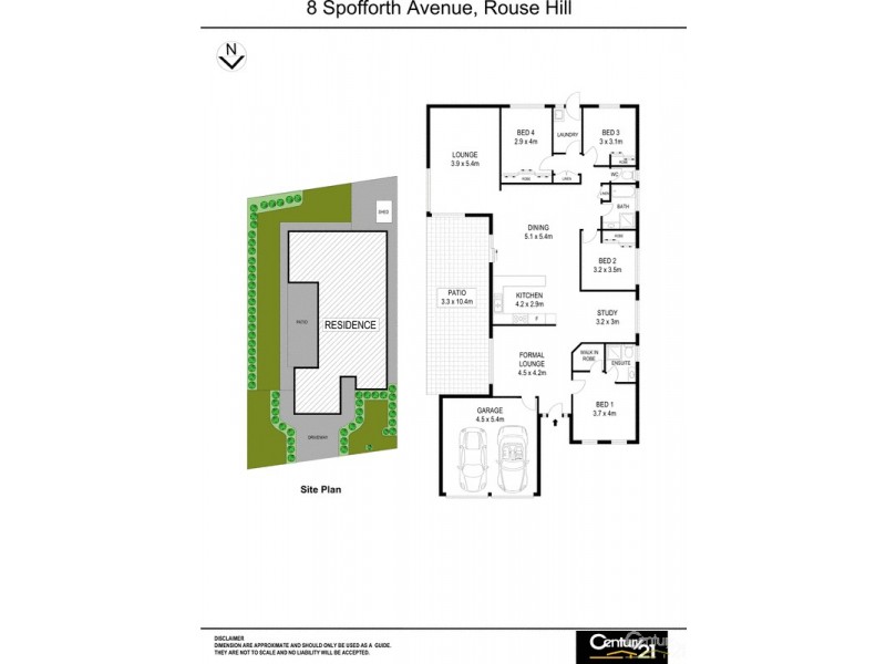 8 Spofforth Ave, Rouse Hill NSW 2155 Floorplan