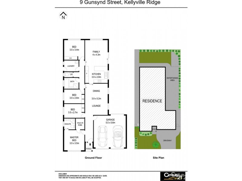 9 Gunsynd Street, Kellyville Ridge NSW 2155 Floorplan