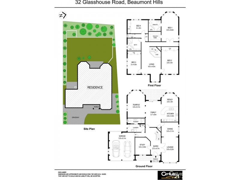 32 Glasshouse Road, Beaumont Hills NSW 2155 Floorplan