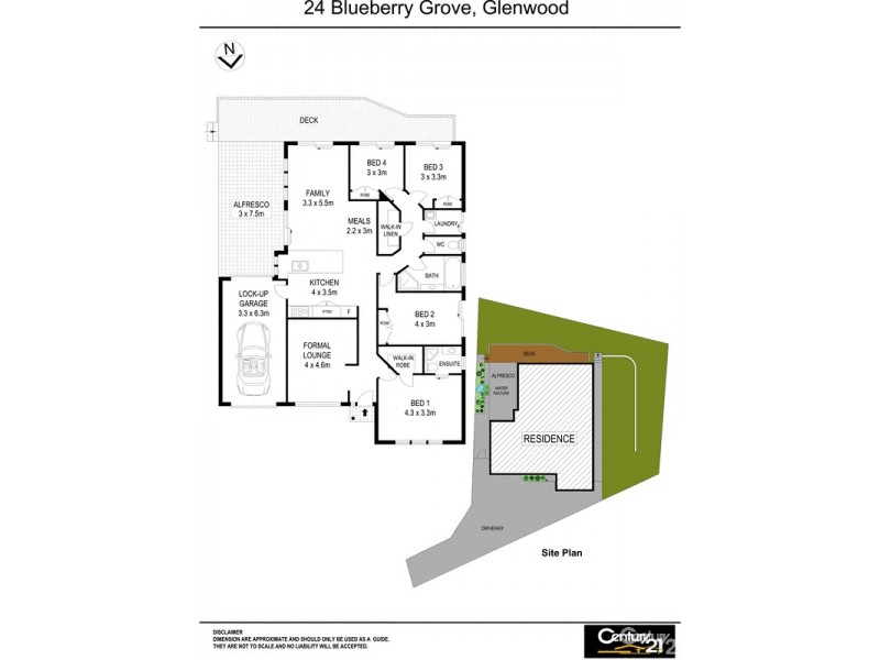 24 Blueberry Grove, Glenwood NSW 2768 Floorplan