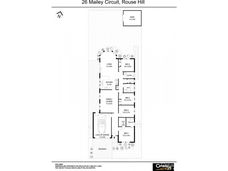 26 Mailey Circuit, Rouse Hill NSW 2155 Floorplan