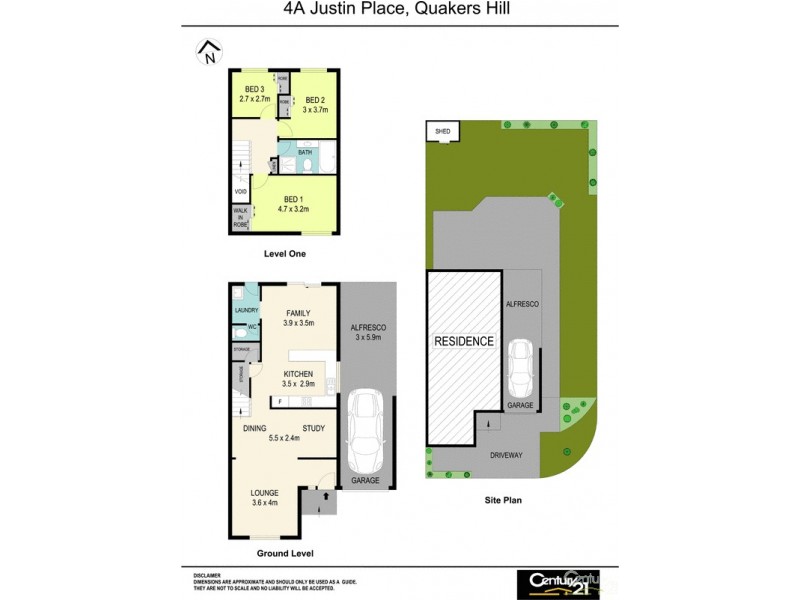 4A Justin Place, Quakers Hill NSW 2763 Floorplan