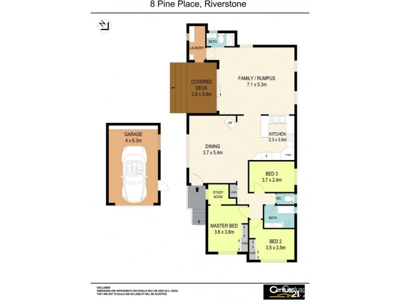 8 Pine Place, Riverstone NSW 2765 Floorplan