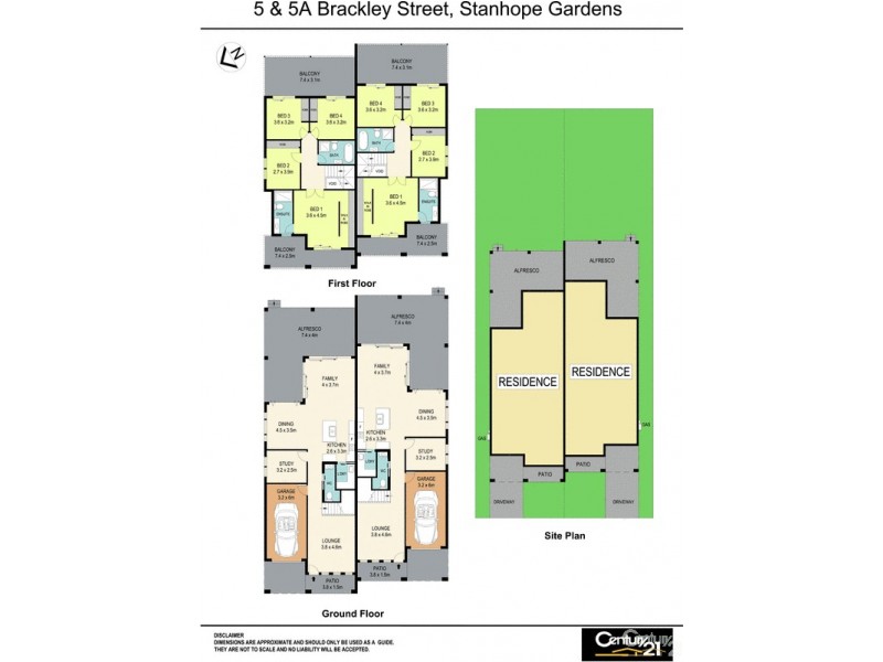 5A Brackley Street, Stanhope Gardens NSW 2768 Floorplan
