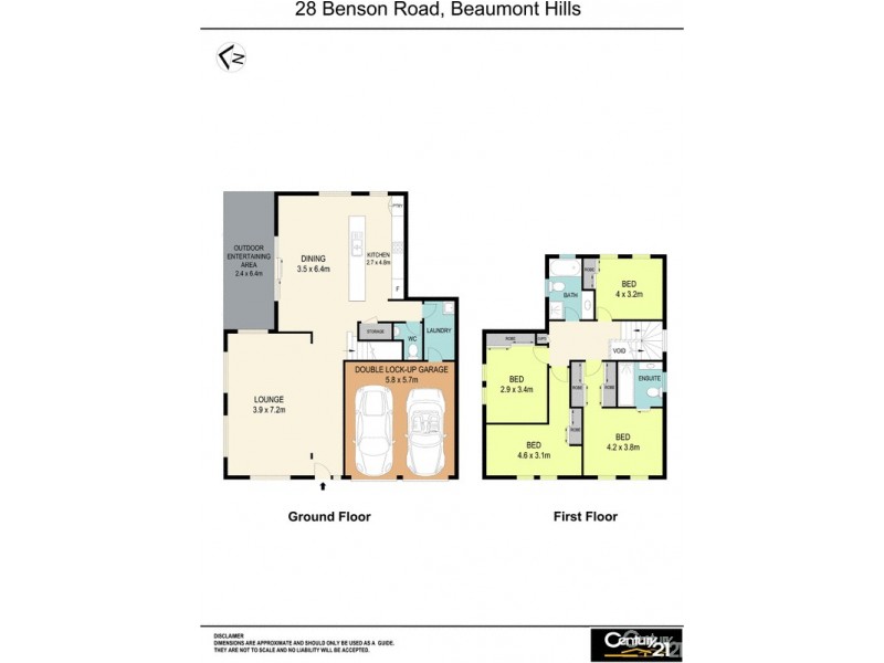 28 Benson Road, Beaumont Hills NSW 2155 Floorplan