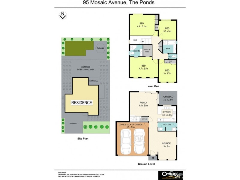 95 Mosaic Avenue, The Ponds NSW 2769 Floorplan