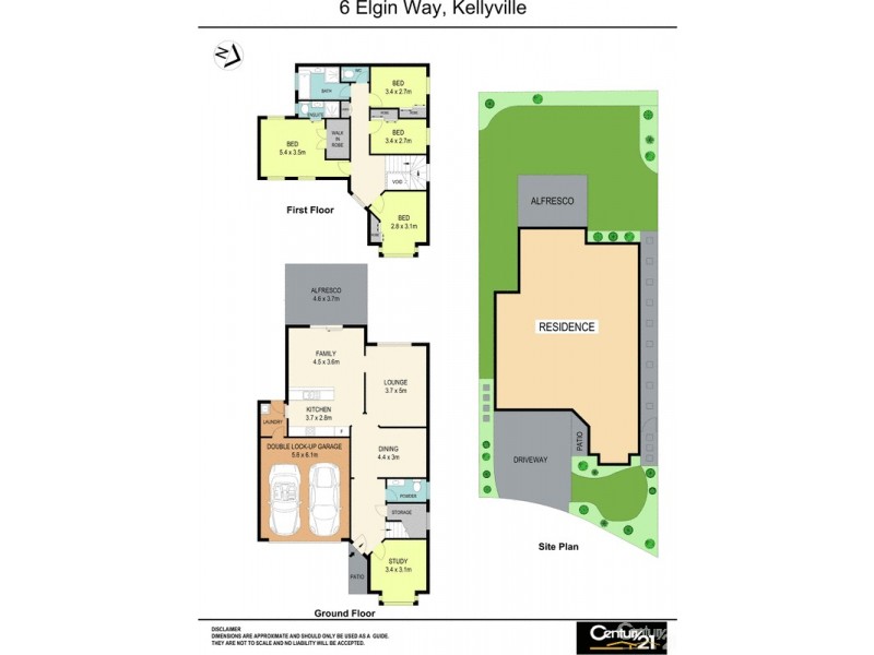 6 Elgin Way, Kellyville NSW 2155 Floorplan
