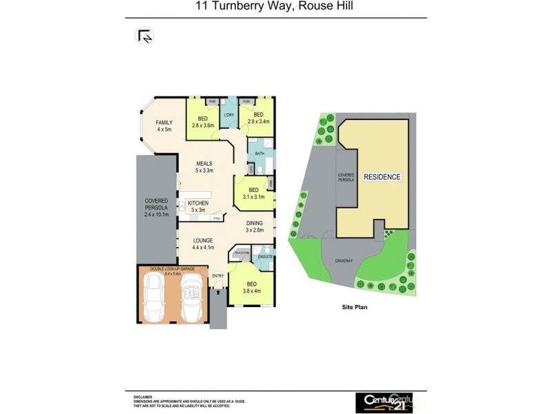 11 Turnberry Way, Rouse Hill NSW 2155 Floorplan