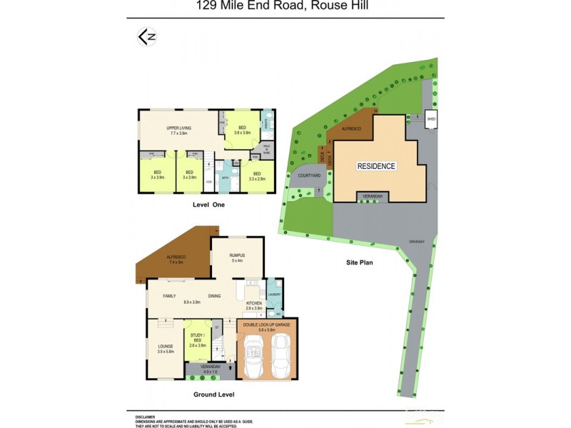 129 Mile End Road, Rouse Hill NSW 2155 Floorplan
