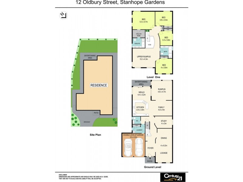 12 Oldbury Street, Stanhope Gardens NSW 2768 Floorplan