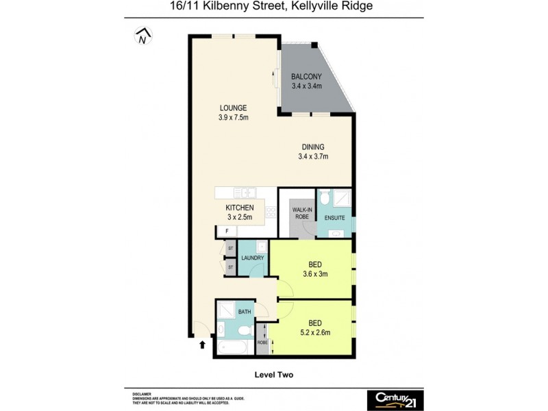 16/11 Kilbenny Street, Kellyville Ridge NSW 2155 Floorplan