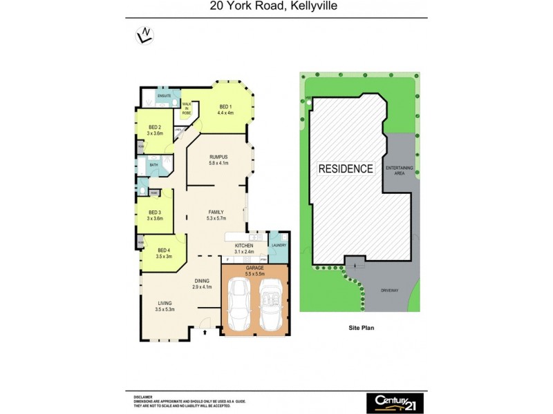 20 York Road, Kellyville NSW 2155 Floorplan