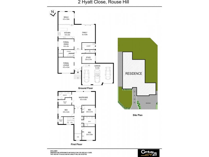 2 Hyatt Close, Rouse Hill NSW 2155 Floorplan