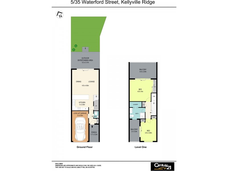 5/35 Waterford Street, Kellyville Ridge NSW 2155 Floorplan