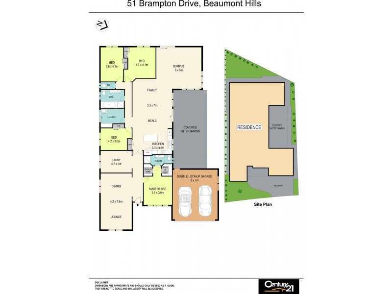 51 Brampton Drive, Beaumont Hills NSW 2155 Floorplan
