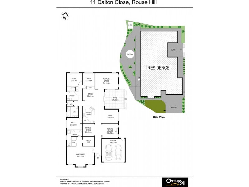 11 Dalton Close, Rouse Hill NSW 2155 Floorplan