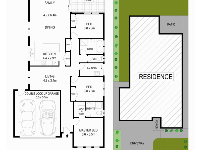 4 Peppermint Fairway, The Ponds NSW 2769 Floorplan