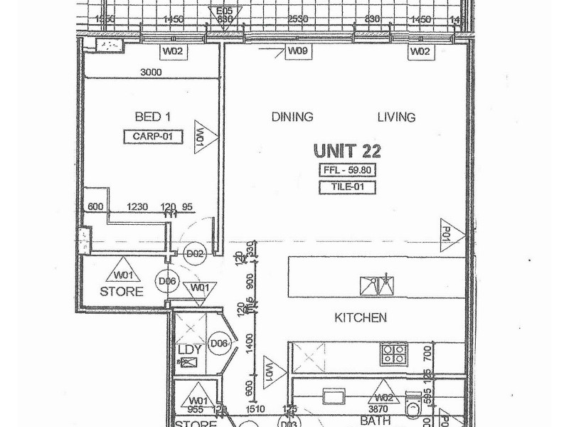 22/25 Regent Honeyeater Grove, Kellyville NSW 2155 Floorplan