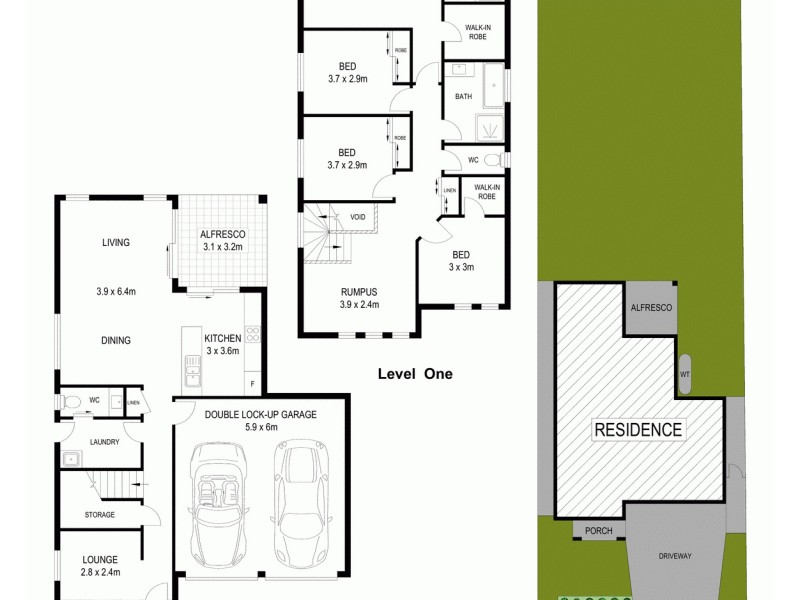 48 Whitechapel Ave, Schofields NSW 2762 Floorplan