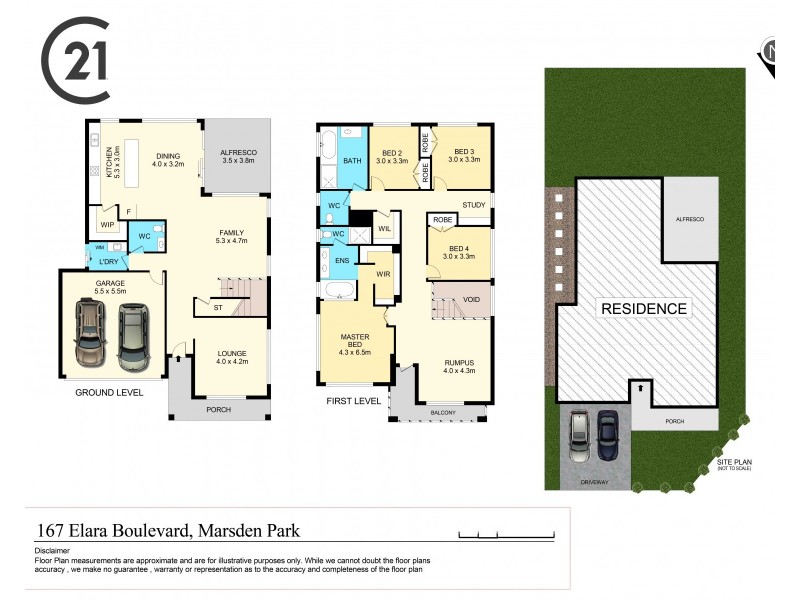 167 Elara Boulevard, Marsden Park NSW 2765 Floorplan